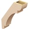 Ekena Millwork 5-inch W x 18-inch D x 24-inch H Olympic Rough Cedar Woodgrain TimberThane Knee Brace, Primed BRCUR05X18X24OLYRCPR - alternate 4